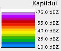 Reflectividad(dBZ y Colores del Radar